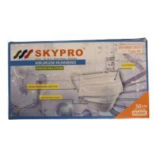 Munnbind Kirurgisk II/R 3-lags pk. á 50 stk.